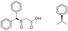 (R)-Modafinil Carboxylate (S)-a-Methylbenzenemethanamine Salt molecular structure