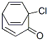 Bicyclo[3.2.2]nona-3,6,8-trien-2-one,  1-chloro- molecular structure
