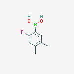 (2-fluoro-4,5-dimethylphenyl)boronic Acid molecular structure