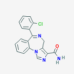 6-(2-chlorophenyl)-4H-imidazo[1,5-a][1,4]benzodiazepine-3-carboxamide