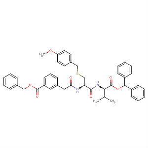 D-Valine,N-[S-[(4-methoxyphenyl)methyl]-N-[[3-[(phenylmethoxy)carbonyl]phenyl]acetyl]-L-cysteinyl]-, diphenylmethyl ester