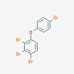 1,2,3-tribromo-4-(4-bromophenoxy)benzene molecular structure