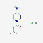 1-(4-AMINOPIPERIDIN-1-YL)-3-METHYLBUTAN-1-ONE HYDROCHLORIDE