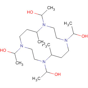 1,4,8,11-Tetraazacyclotetradecane-1,4,8,11-tetraethanol,5,12-dimethyl- molecular structure