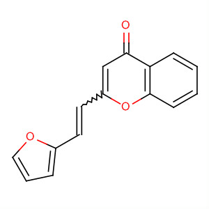 4H-1-Benzopyran-4-one, 2-[2-(2-furanyl)ethenyl]- molecular structure