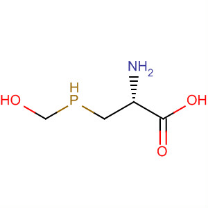 L-Alanine, 3-(hydroxymethylphosphinyl)- molecular structure
