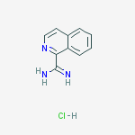 Isoquinoline-1-Carboximidamide Hydrochloride molecular structure