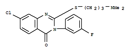 7-chloro-2-{[3-(dimethylamino)propyl]sulfanyl}-3-(3-fluorophenyl)quinazolin-4(3H)-one