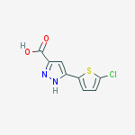 5-(5-chloro-2-thienyl)-1H-Pyrazole-3-carboxylic acid