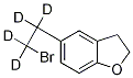5-(2-bromo-1,1,2,2-tetradeuterioethyl)-2,3-dihydro-1-benzofuran molecular structure