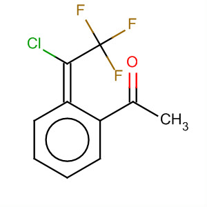 Benzeneacetaldehyde, a-(1-chloro-2,2,2-trifluoroethylidene)-, (Z)- molecular structure