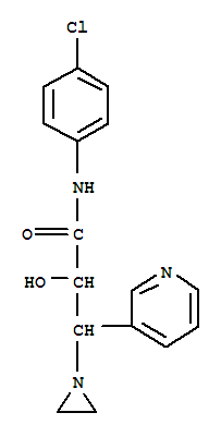 3-aziridin-1-yl-N-(4-chlorophenyl)-2-hydroxy-3-pyridin-3-ylpropanamide
