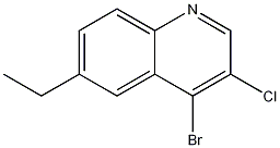 4-Bromo-3-chloro-6-ethylquinoline