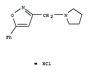 1-[(5-phenyl-1,2-oxazol-3-yl)methyl]pyrrolidinium chloride