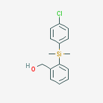 {2-[(4-CHLOROPHENYL)DIMETHYLSILYL]PHENYL}METHANOL