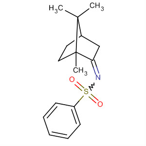Benzenesulfonamide, N-(1,7,7-trimethylbicyclo[2.2.1]hept-2-ylidene)-,(1R)- molecular structure
