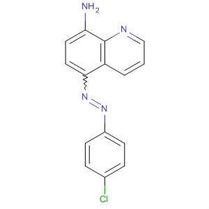 8-Quinolinamine, 5-[(4-chlorophenyl)azo]- molecular structure