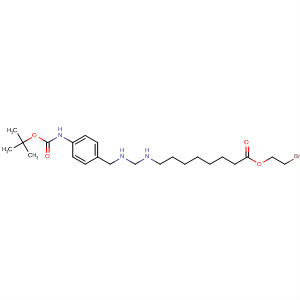 Octanoic acid,8-[[[[4-[[(1,1-dimethylethoxy)carbonyl]amino]phenyl]methylamino]carbonyl]amino]-, 2-bromoethyl ester