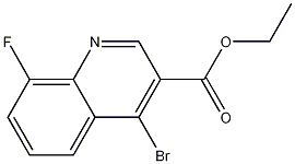 4-Bromo-8-fluoroquinoline-3-carboxylic acid ethyl ester