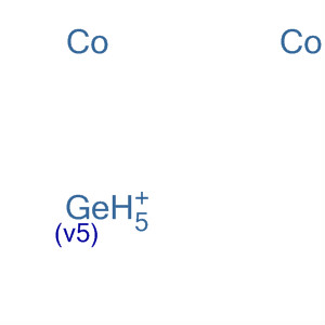 Cobalt, compd. with germanium (2:1) molecular structure