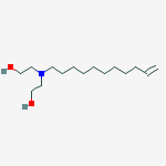 Ethanol, 2,2'-(10-undecenylimino)bis- molecular structure