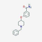 3-(1-benzylpiperidin-4-yl)oxybenzamide molecular structure