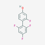 3-fluoro-4-(2,4,6-trifluorophenyl)phenol