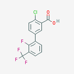 2-chloro-5-[2-fluoro-3-(trifluoromethyl)phenyl]benzoic Acid