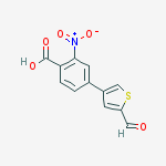4-(5-formylthiophen-3-yl)-2-nitrobenzoic Acid