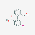 4-fluoro-2-[2-(hydroxymethyl)phenyl]benzoic Acid