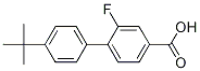 4'-(tert-Butyl)-2-fluoro-[1,1'-biphenyl]-4-carboxylic acid molecular structure