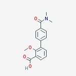3-[4-(dimethylcarbamoyl)phenyl]-2-methoxybenzoic Acid