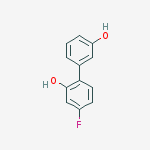 5-fluoro-2-(3-hydroxyphenyl)phenol molecular structure