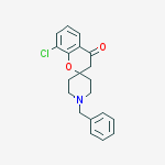 1'-benzyl-8-chlorospiro[3h-chromene-2,4'-piperidine]-4-one molecular structure