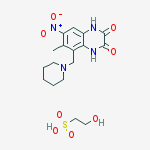 PD-160725 2-Hydroxyethanesulfonate molecular structure