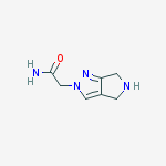 2-(5,6-dihydropyrrolo[3,4-c]pyrazol-2(4H)-yl)acetamide molecular structure