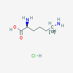 L-Lysine-6-13C  hydrochloride molecular structure