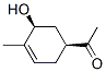 ETHANONE,1-(5-HYDROXY-4-METHYL-3-CYCLOHEXEN-1-YL)-,(1S-CIS)-