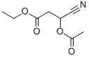 3-ACETOXY-3-CYANO-PROPIONIC ACID ETHYL ESTER molecular structure