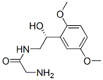 Acetamide, 2-amino-N-[2-(2,5-dimethoxyphenyl)-2-hydroxyethyl]-, (R)- molecular structure