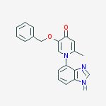 1-(3H-benzo[d]imidazol-4-yl)-5-(benzyloxy)-2-methylpyridin-4(1H)-one