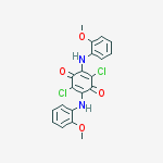 2,5-Bis(2-methoxyanilino)-3,6-dichloro-1,4-benzoquinone