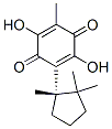 2,5-Dihydroxy-3-methyl-6-[(S)-1,2,2-trimethylcyclopentyl]-2,5-cyclohexadiene-1,4-dione molecular structure