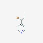 4-(1-bromopropyl)pyridine molecular structure
