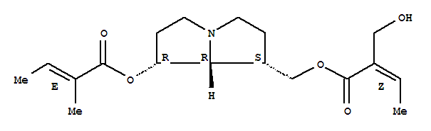 2-Butenoicacid, 2-(2-hydroxymethyl)-,[hexahydro-7-[(2-methyl-1-oxo-2-butenyl)oxy]-1H-pyrrolizin-1-yl]methyl ester,[1S-[1a(Z),7a(E),7ab]]-