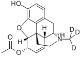 6-ACETYLMORPHINE-D3 molecular structure