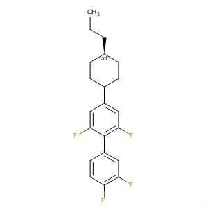 1,1'-Biphenyl, 2,3',4',6-tetrafluoro-4-(trans-4-propylcyclohexyl)- molecular structure