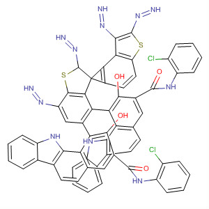 11H-Benzo[a]carbazole-3-carboxamide,1,1'-[3,7-dibenzothiophenediylbis(azo)]bis[N-(2-chlorophenyl)-2-hydroxy-