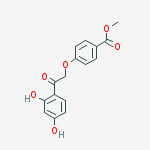 methyl 4-[2-(2,4-dihydroxyphenyl)-2-oxoethoxy]benzoate