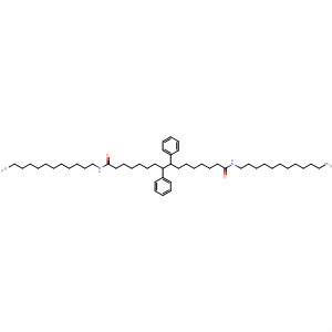 Hexadecanediamide, N,N'-didodecyl-8,9-diphenyl- molecular structure